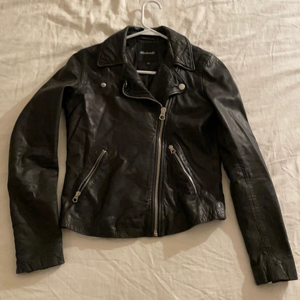 Madewell’s Washed Leather Motorcycle Jacket